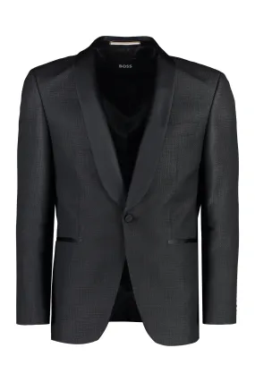 BOSS Giacca monopetto in lana vergine