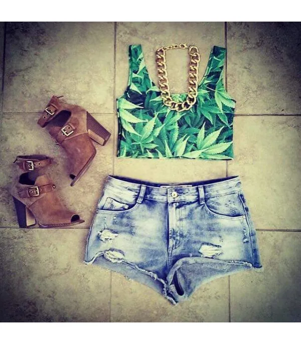 Crop top ganjia