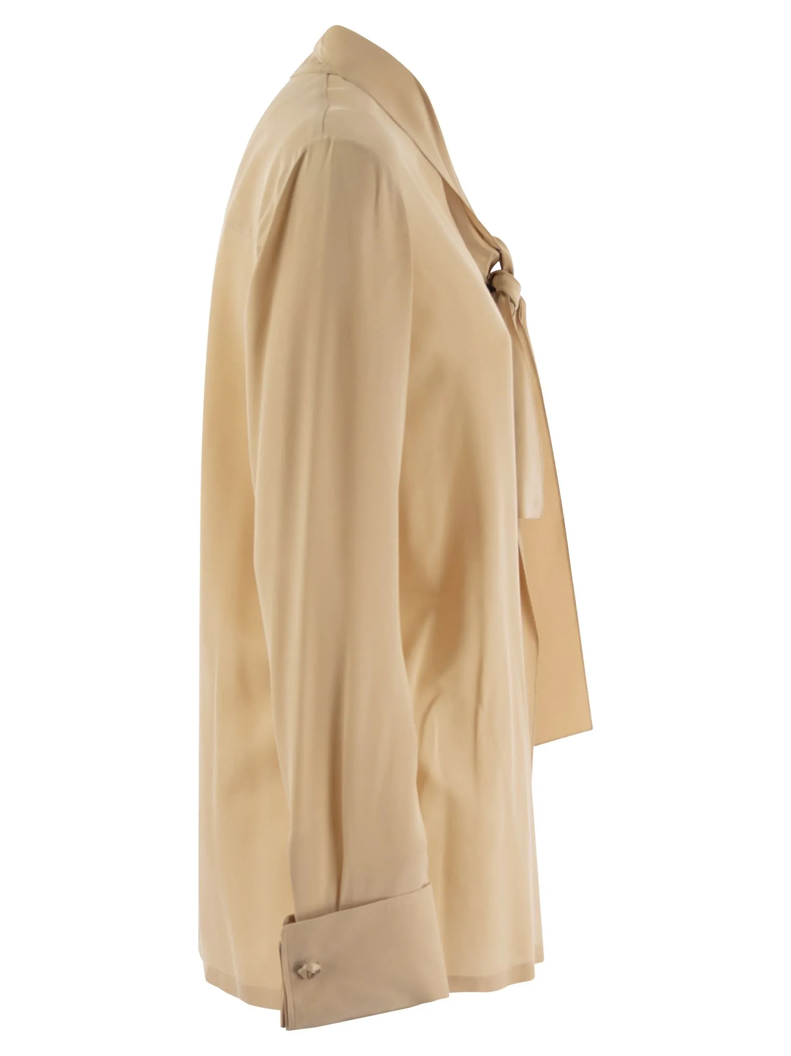 ELLENI – Blusa in seta con fusciacca