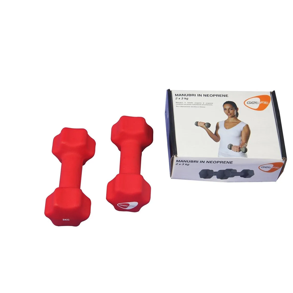 GetFit Manubrietti 2 X 3 Kg