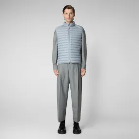 Gilet imbottito uomo Adam grigio ardesia chiaro