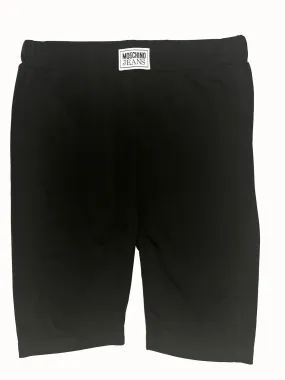 LEGGINGS NERO CON PATCH LOGO