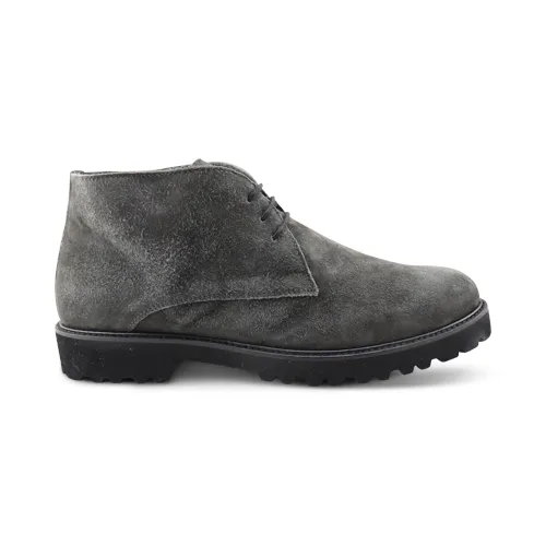 Polacchine in camoscio grigio