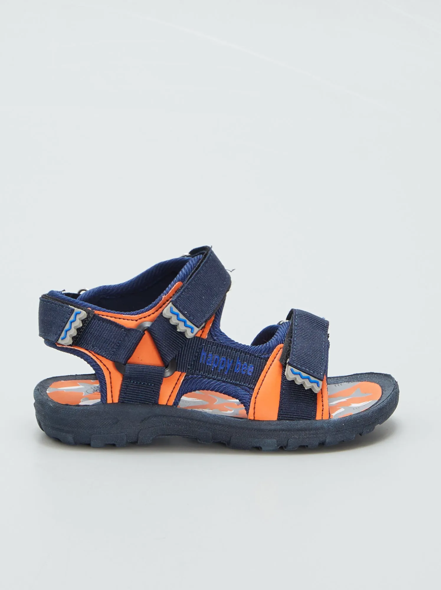 Sandali con chiusura a strappo 'Squalo' - BLU