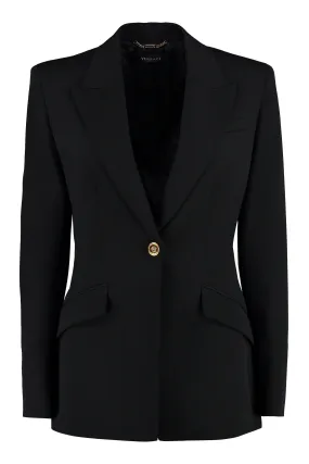 Versace Blazer monopetto in lana